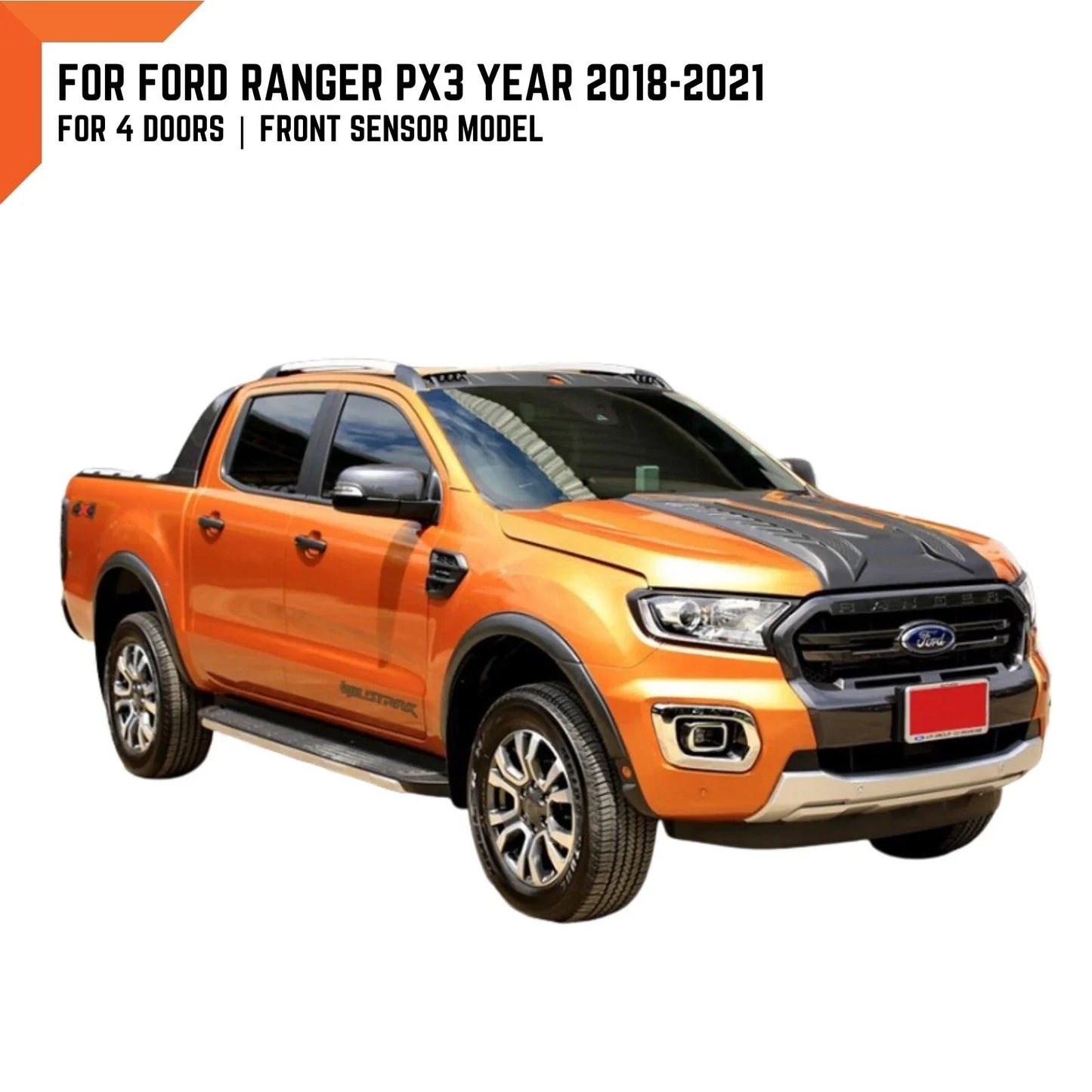 3" Slim Fender Flares for Ford Ranger T6 PX3 (2018-2022)