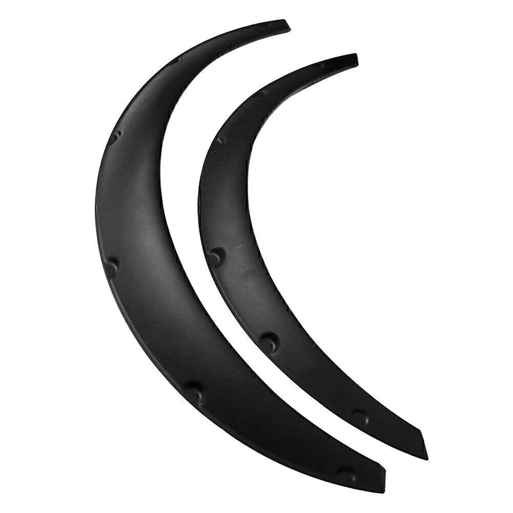 2.75" Universal Flexible Car Body Wheel Fender Flares Extra Wide Arches
