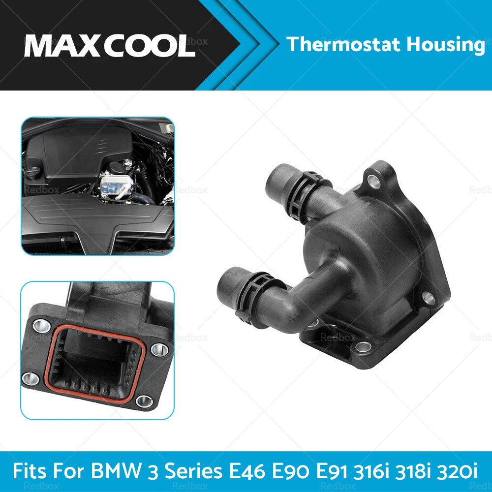 Thermostat Housing for BMW 3 Series E46 E90 E91 316i 318i 320i (2000-2013)
