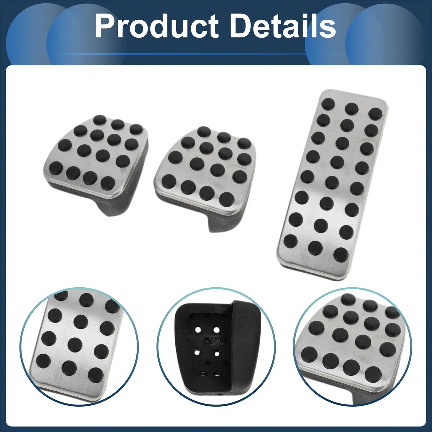 Manual Footrest Pedals Cover for Mercedes Benz ML500 (2006-2011)