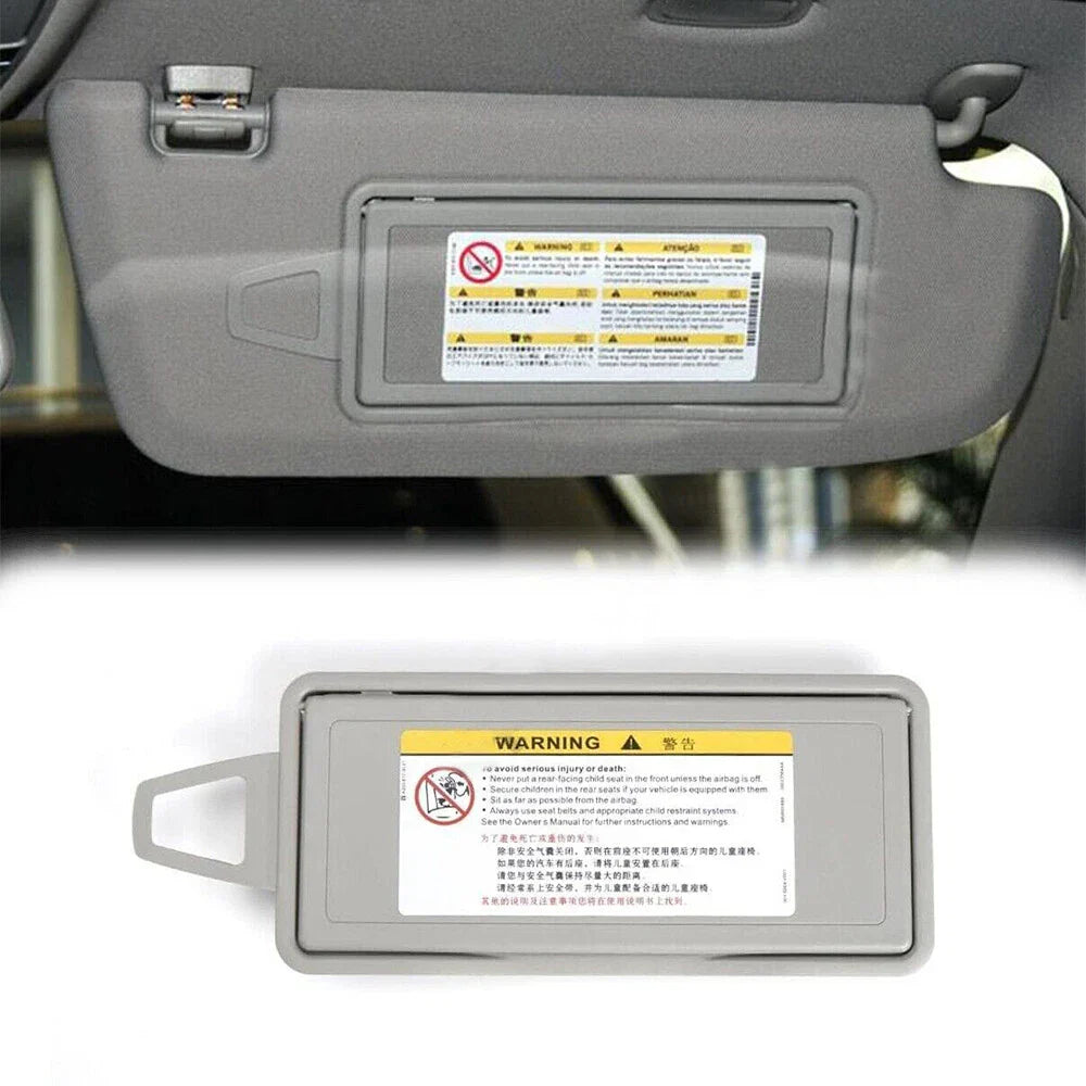 Sun Visor Mirror Frame Cover for Mercedes-Benz S-Class W220 (1998-2005) Grey