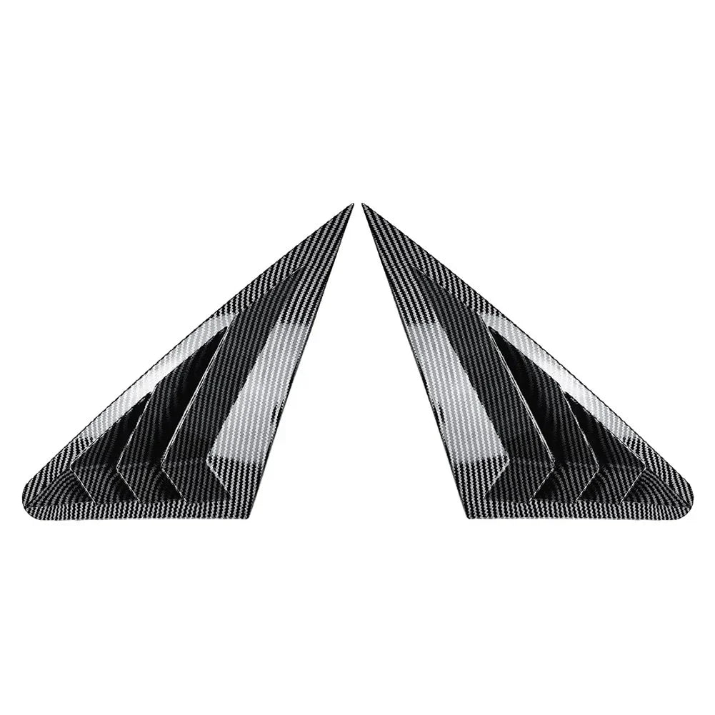 Carbon Rear Window Louver Cover Trim for Audi A3 S3 RS3 Sedan (2014-2020)