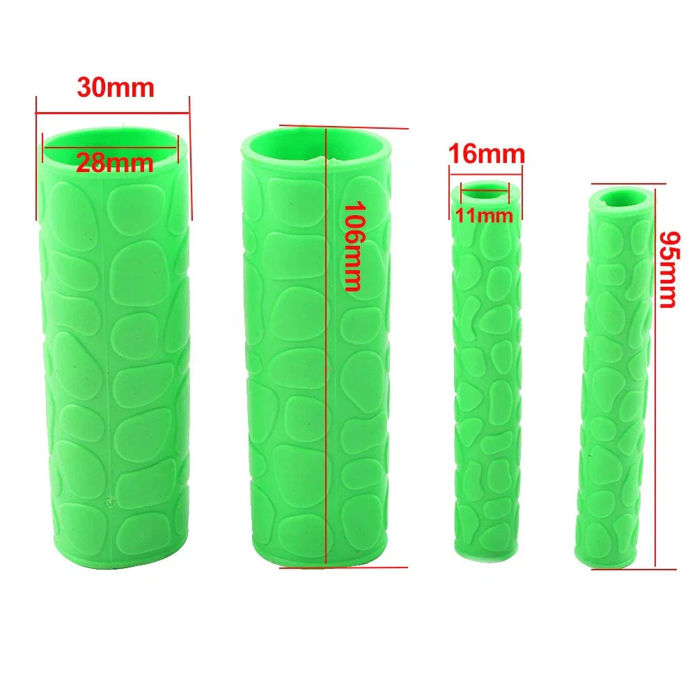 Soft Hand Grips for Dirt Bike Motorcycle Handle Bar - Green
