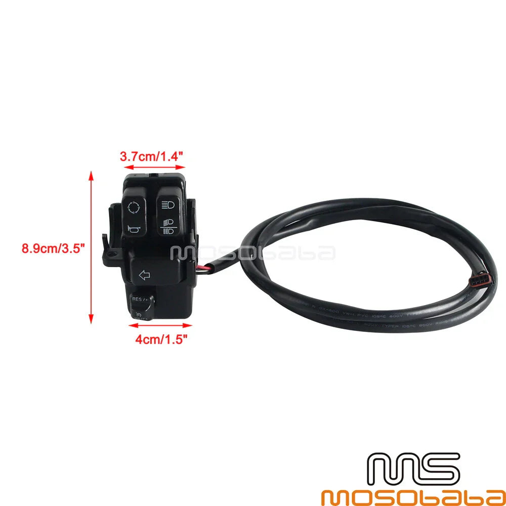 Cruise Control Kit for Harley FLSB FLHC FLHCS FLSS FXSE FLSTN FLSTC (16-Up)