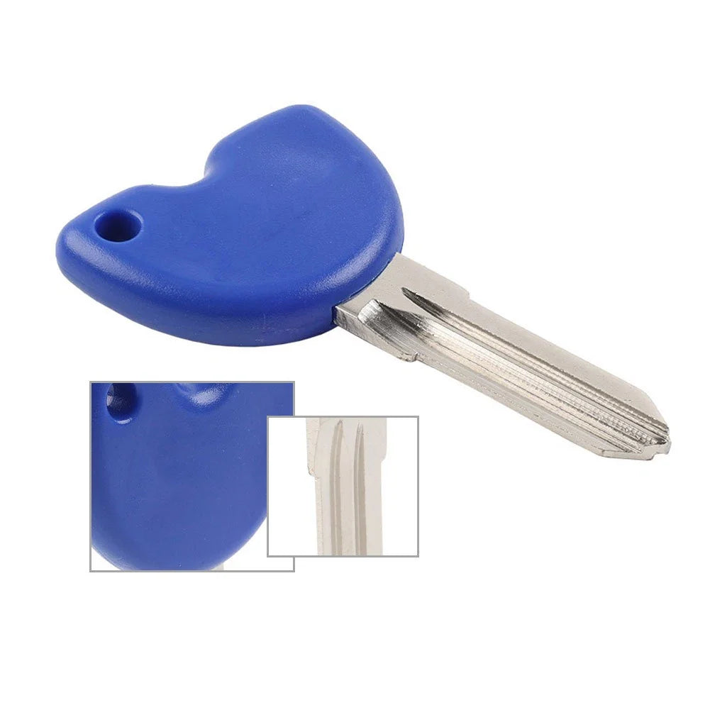 Uncut Blade Blank Key for Vespa Piaggio 3VTE Fly 125 200 250 300 GTV LXV150 (2006-2023)