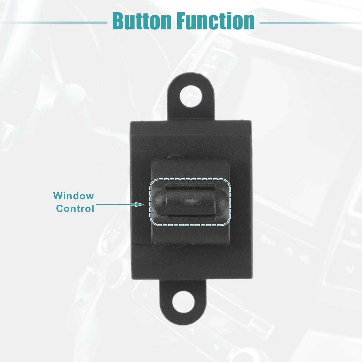Rear Right Master Power Window Switch for Dodge Viper (2001)