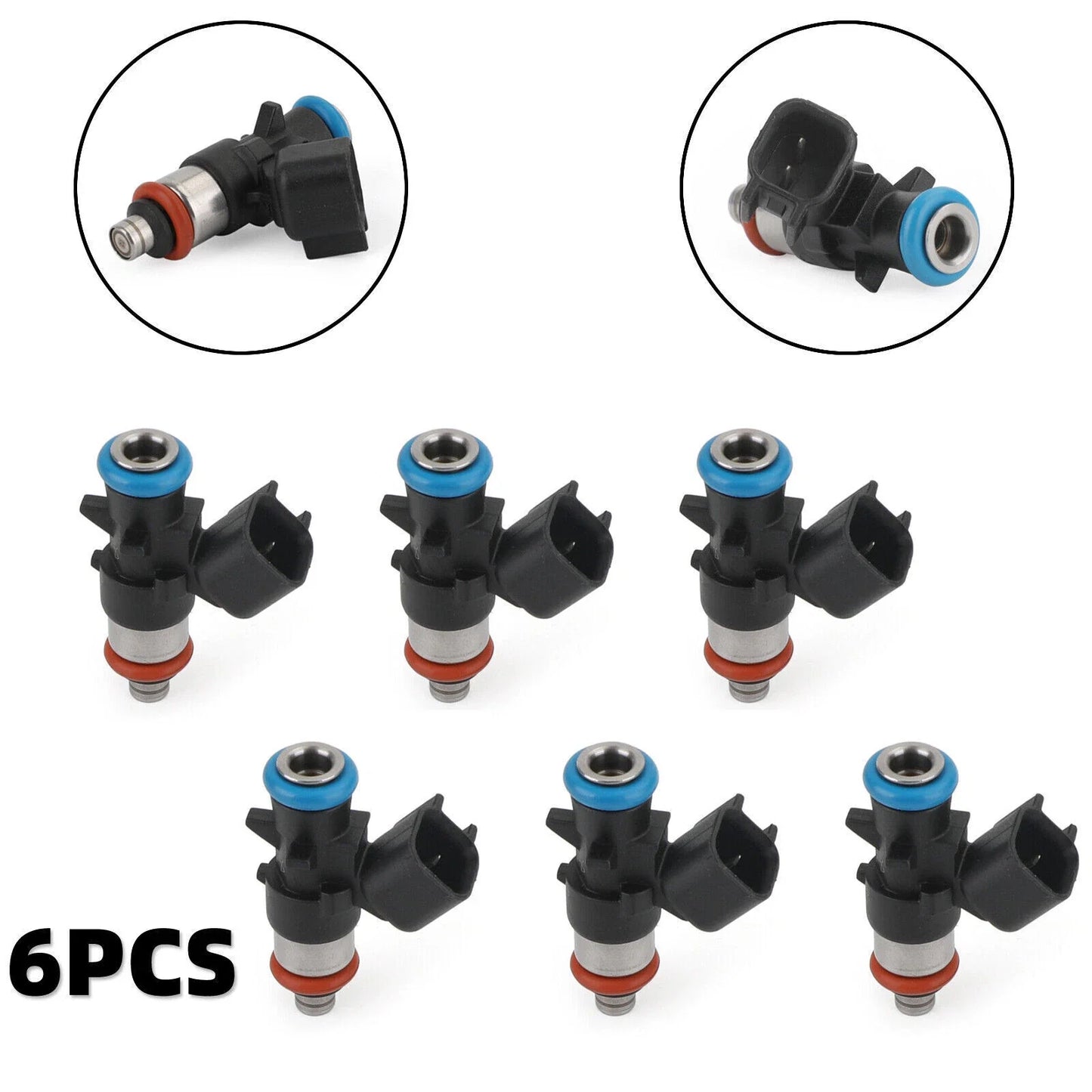 6 Pcs Fuel Injectors for Chrysler Dodge Ram Jeep 3.6L V6 (2011-2013)