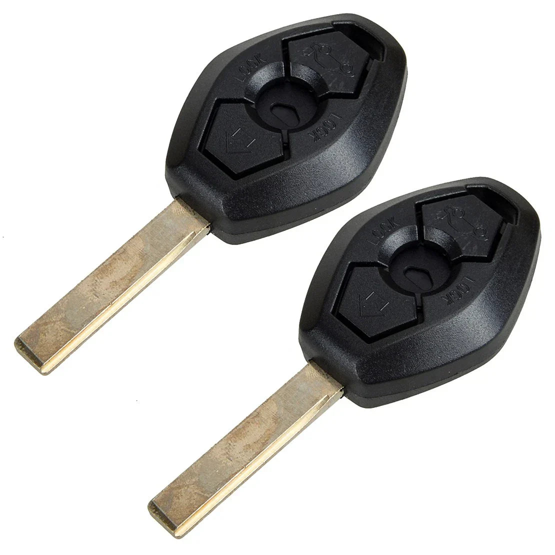 2 x 3 Button Car Remote Key Shell Case for BMW 3 Series M3 X3 X5 Z4 (2000-2023)