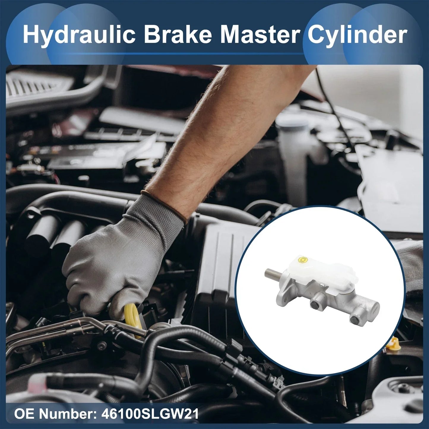 Brake Master Cylinder with Reservoir for Honda Odyssey (2009-2014)