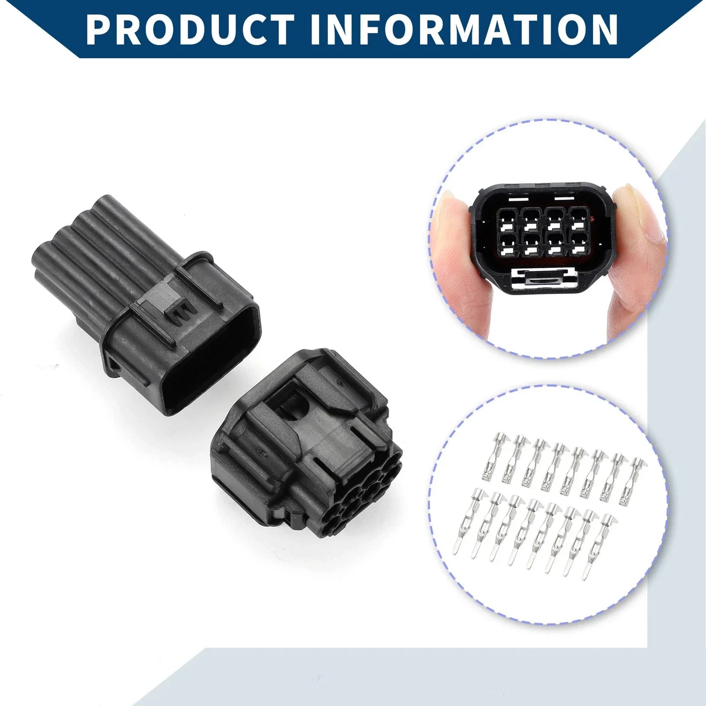 8 Pin Speaker Wiring Harness Connector for Honda