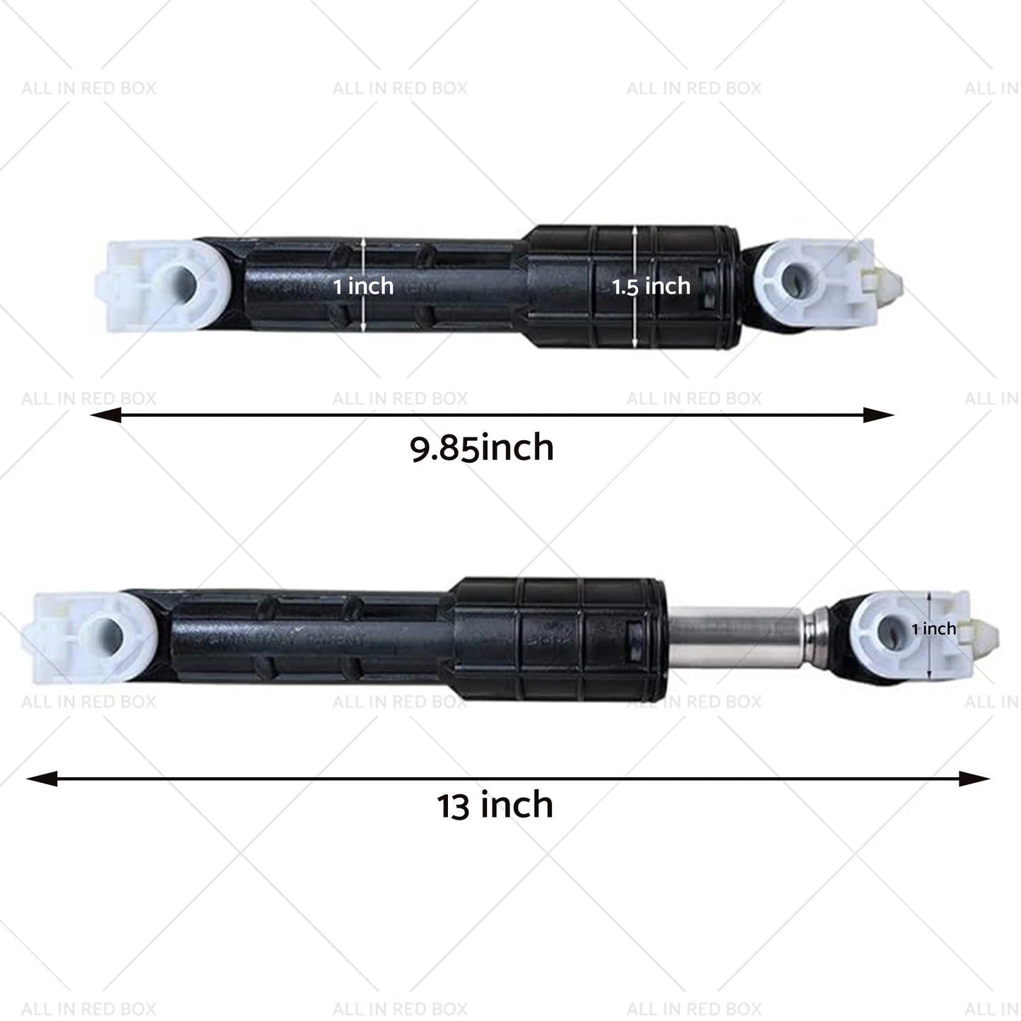 4 x Washer Shock Absorbers for Whirlpool W10015830 W10822553 (2010-2023)