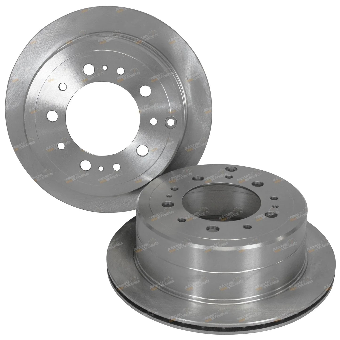2 x Rear Disc Brake Rotors for Toyota Landcruiser HDJ100 UZJ100 (1998–2007)