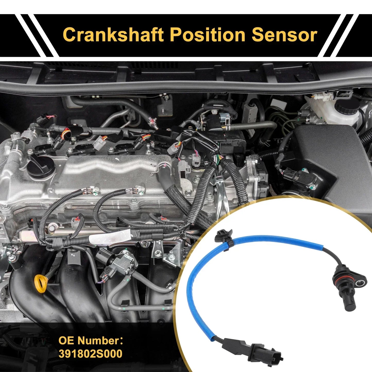 Crankshaft Position Sensor for Hyundai Accent 1.6 (2020-2022)