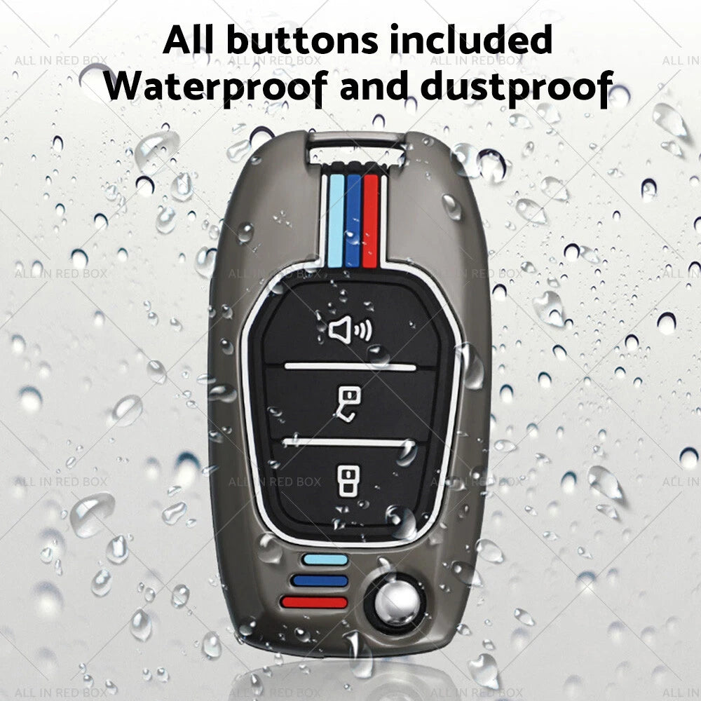 Zinc Alloy Flip Remote Key Fob Case Cover for LDV T60 Pro (2017-2023)