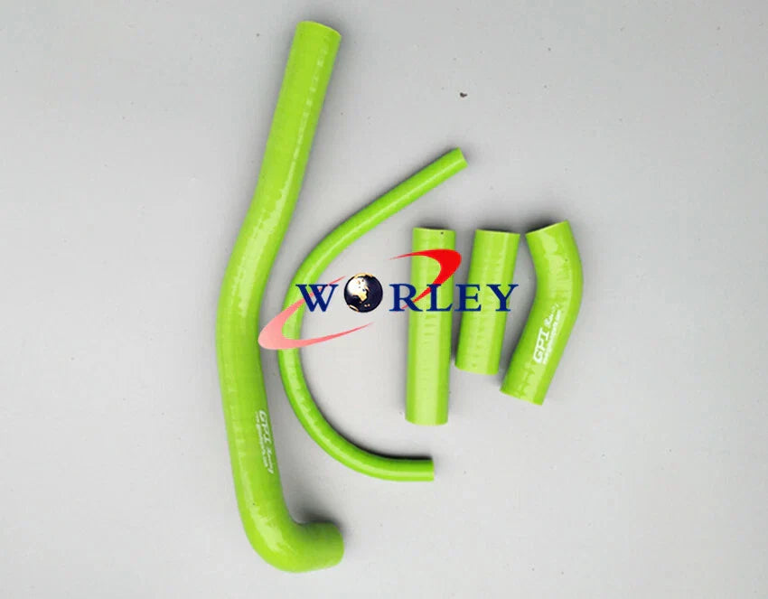 5PCS Silicone Radiator Hoses for Kawasaki KX500 (1988-2004)