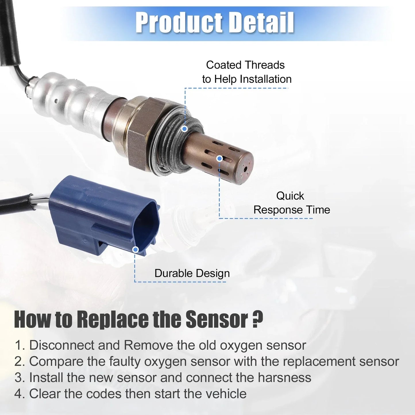 O2 Oxygen Sensor for Kia Optima, Hyundai Tucson - 2 x Sensors (2011-2023)