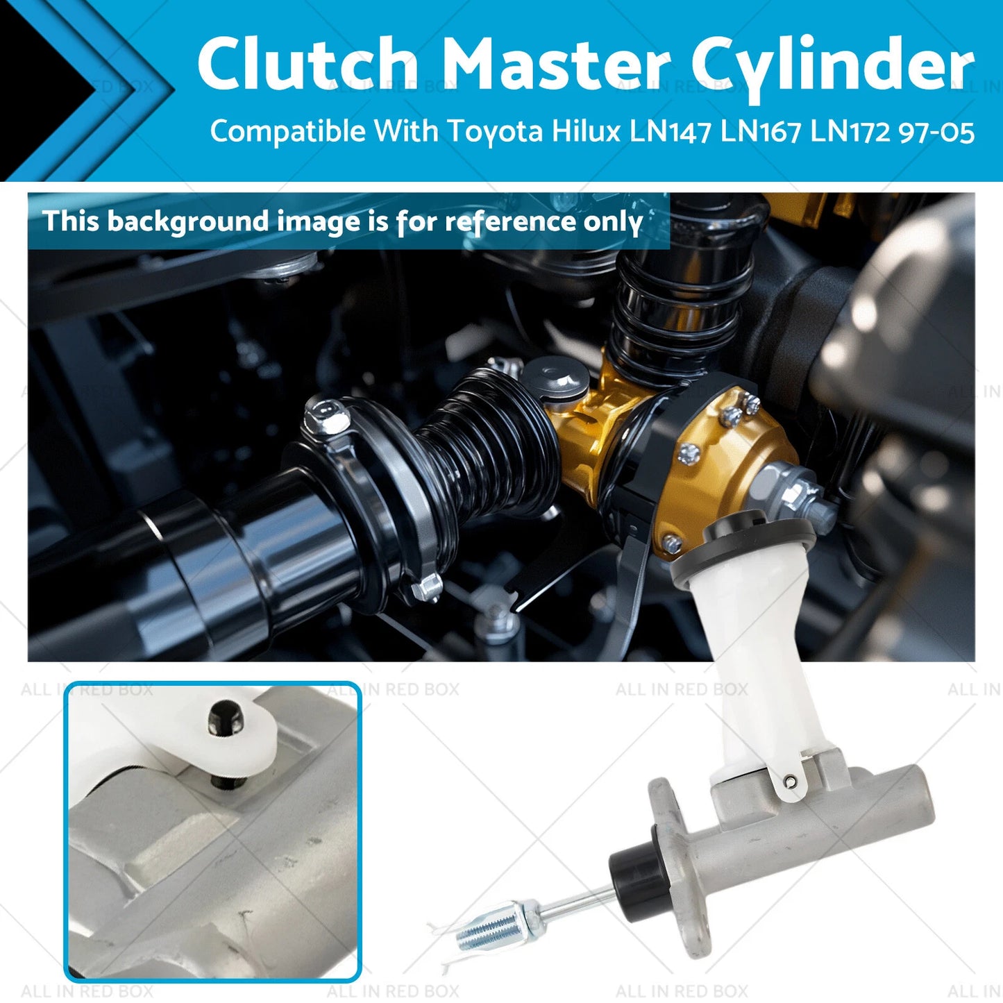 Clutch Master Cylinder for Toyota Hilux LN147 LN167 LN172 3.0L (1997-2005)