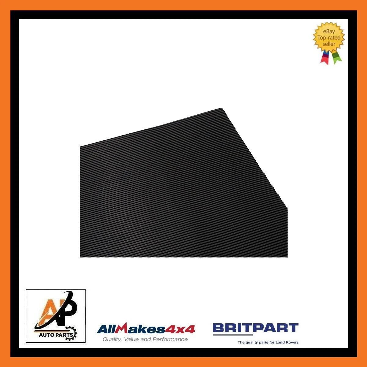 Floor Mat Ribbed Rubber 2nd Row for Land Rover Series LWB (Long Wheel Base)