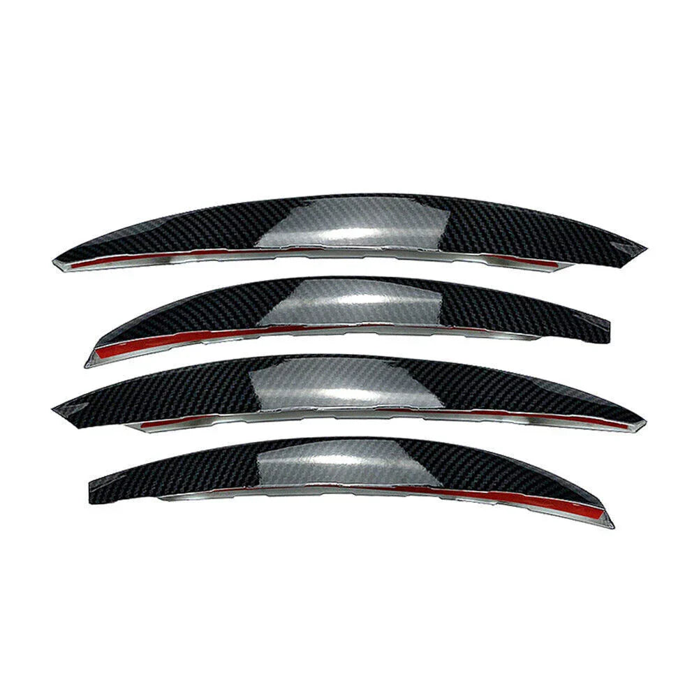 Carbon Front Bumper Splitter Fins Spoiler Canards for Mercedes Benz C-Class (2022-2023)