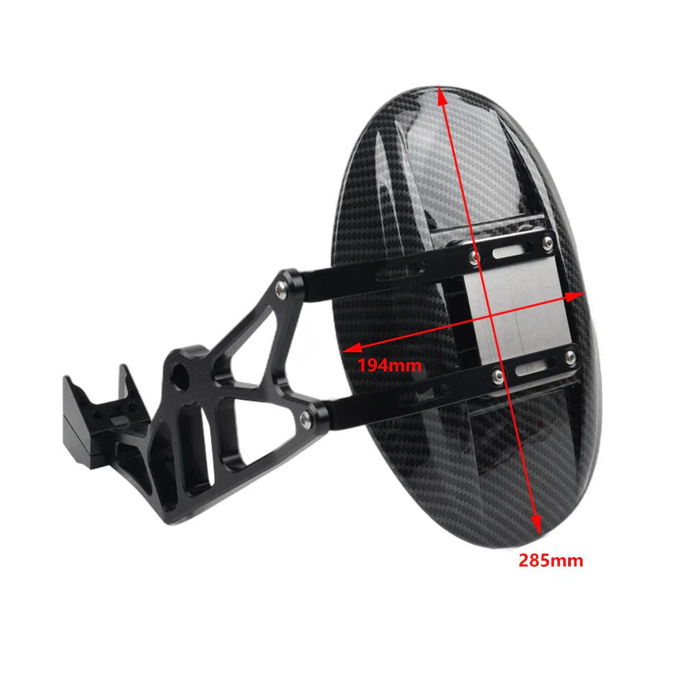 Carbon Fiber Rear Splash Mudguard w/Bracket for KAWASAKI Z1000/SX (2014-2020)