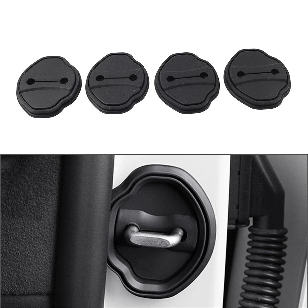 Blk Door Lock Cover for BMW X1 U11 U12 i3 i4 i5 2 3 7 Series G20 G11 (2016-2023)