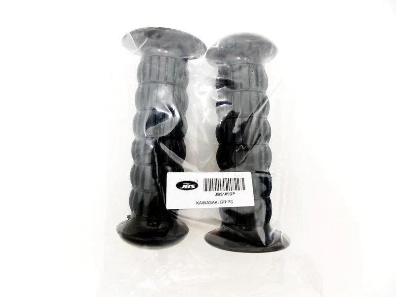 Black Hand Grip Set for Kawasaki KZ1300 (1979-1982) - Left & Right Pair