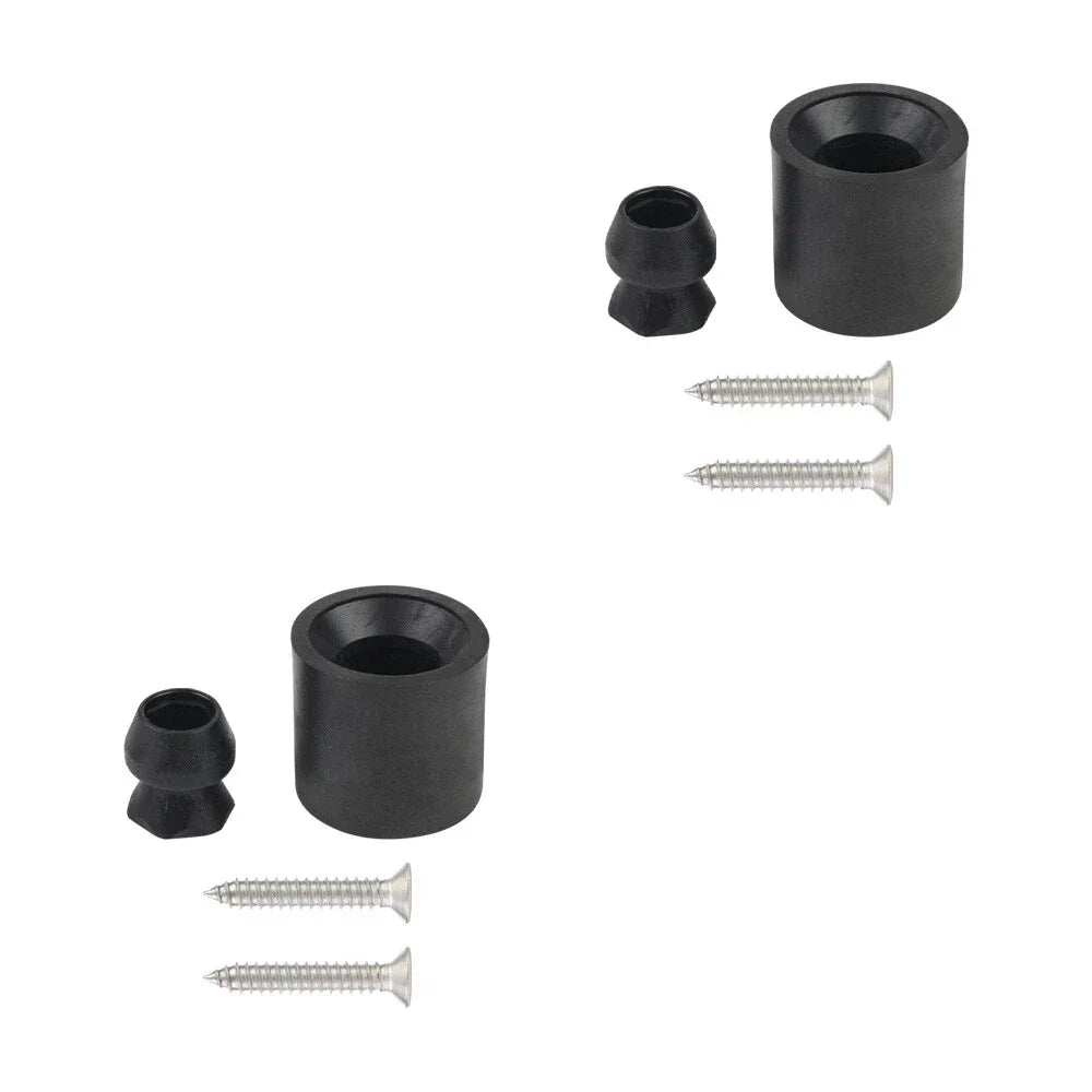 Plastic Stem + Rubber Socket + 4 x Screw Kit Window Bumper for RV Trailer