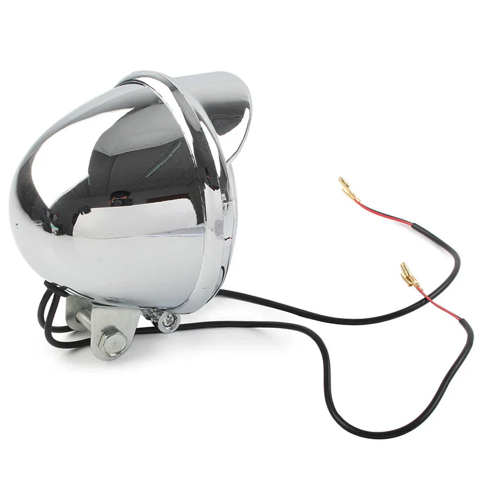 Fog Light Lamp for Harley Honda Suzuki Motorcycle Chrome