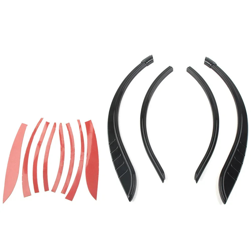 Black Rear Fender Flares Trim for Harley Tri-Glide Ultra (2014-2023)