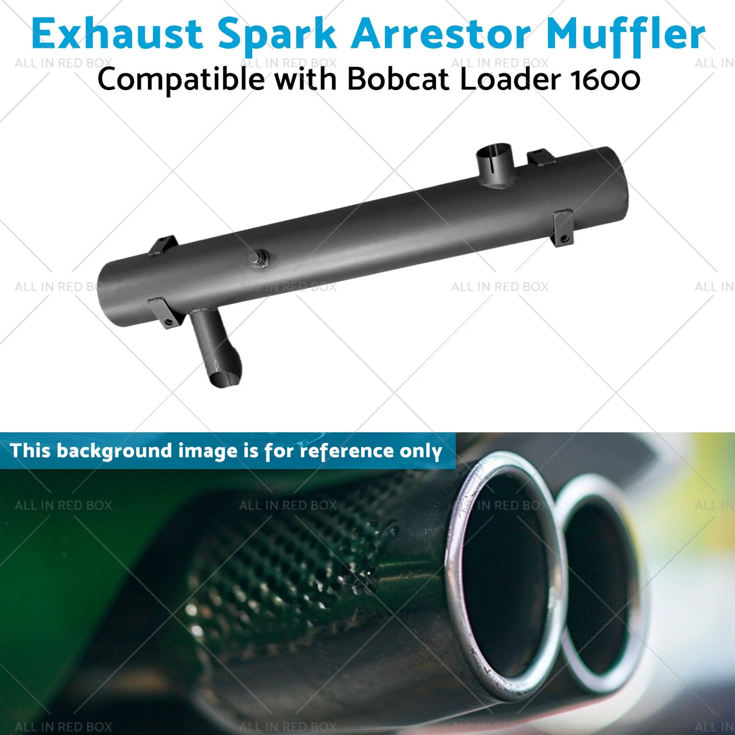 Exhaust Spark Arrestor Muffler for Bobcat Loader 1600 642 643