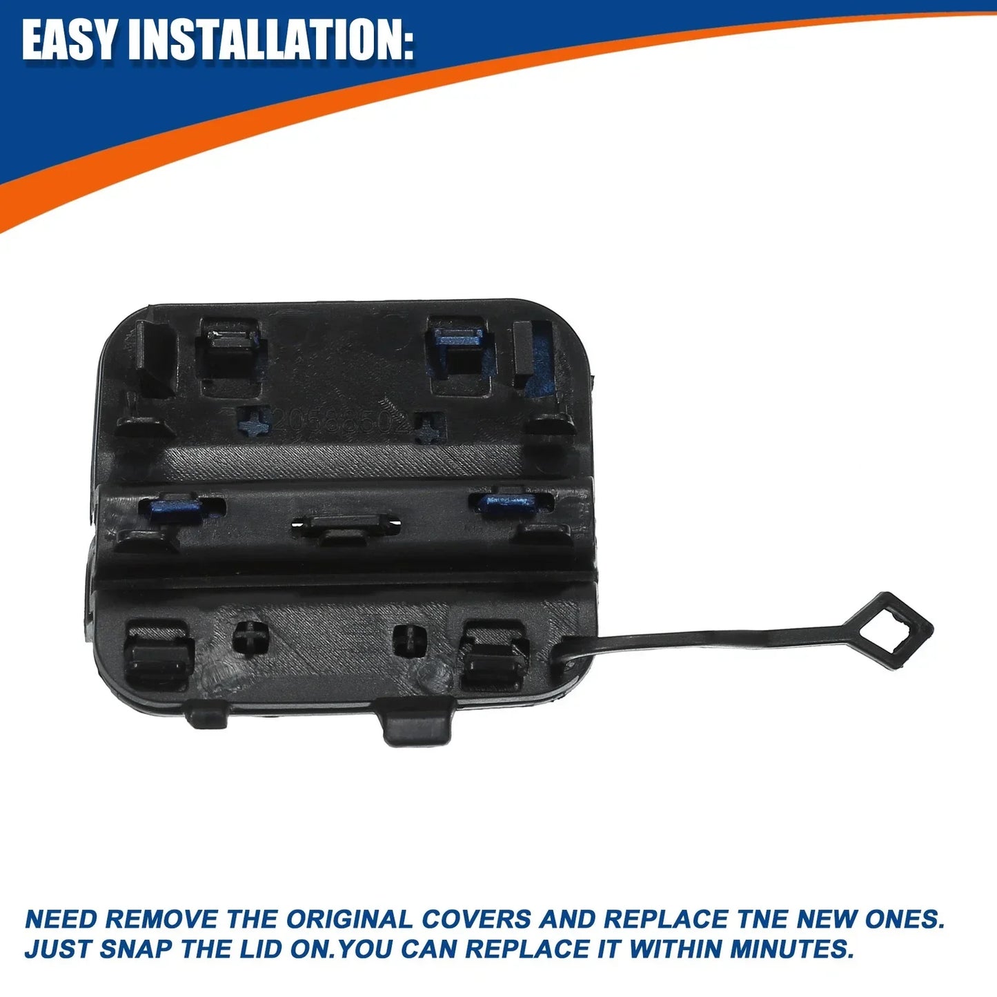 Rear Tow Hook Cover for Mercedes-Benz C-Class (2015-2023) - Blue