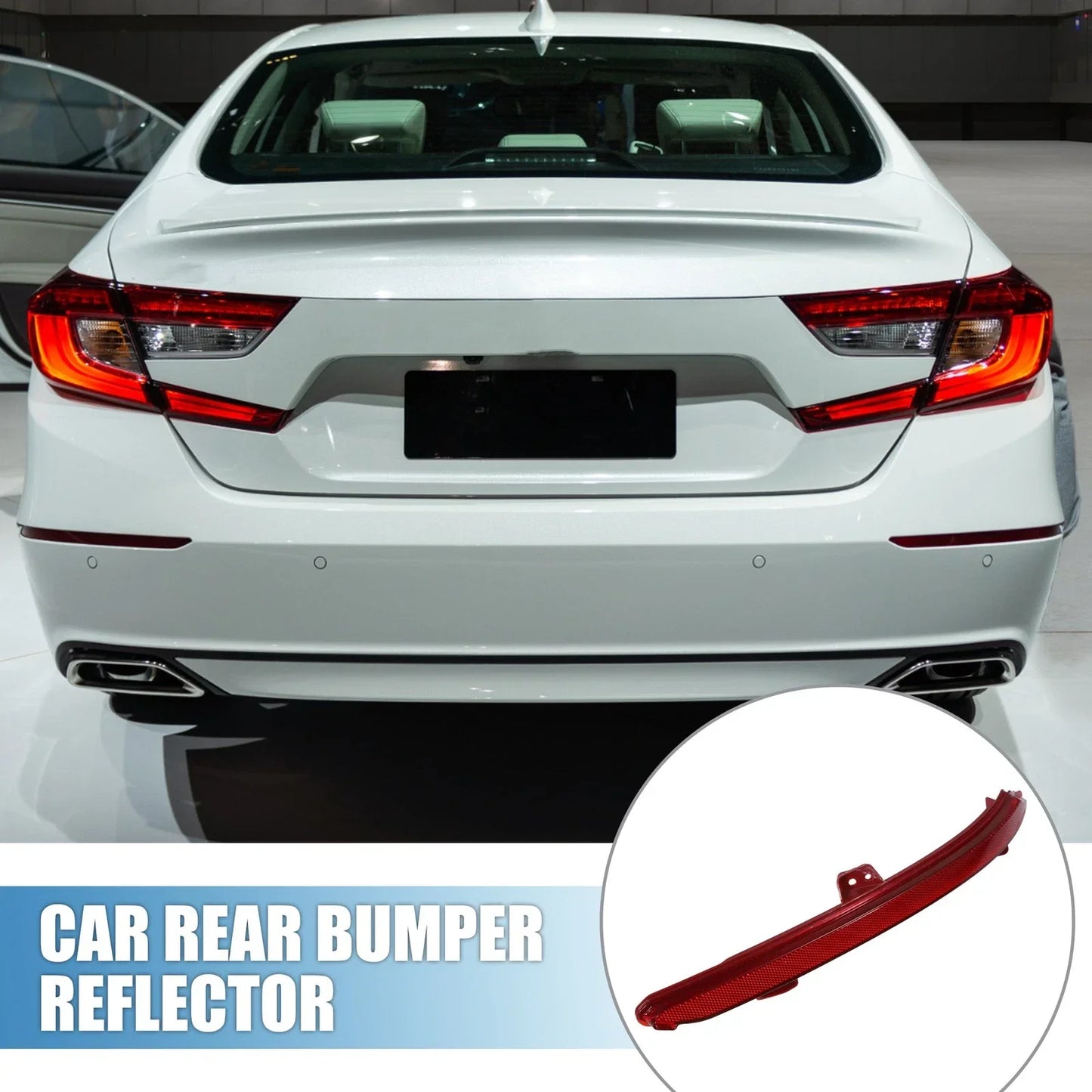 Rear Right Bumper Reflector for Honda Accord (2018-2019) Red