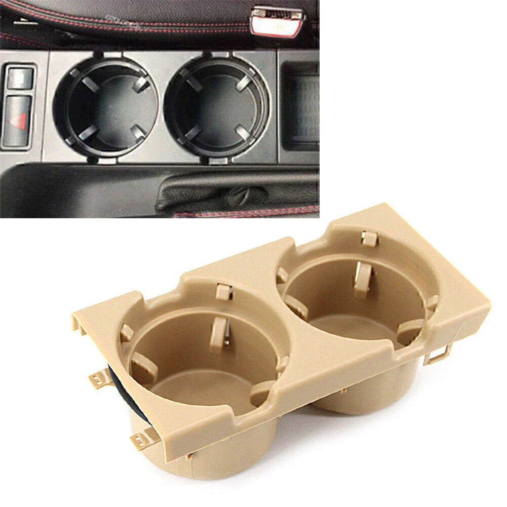 Beige Plastic Cup Holder for BMW E46 3 Series 325i 328i 323i (2002-2006)