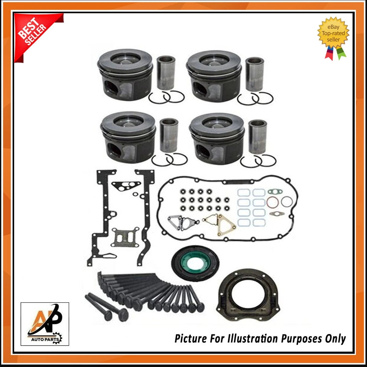 Engine Rebuild Kit Heavy Duty for Ford Transit 2.2 TDCi Duratorq FWD (2011–2018)