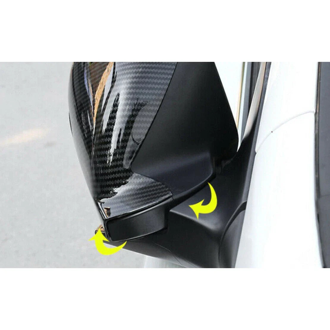 2 x Exterior Mirror Cover Caps for Honda CR-V 2012-2020