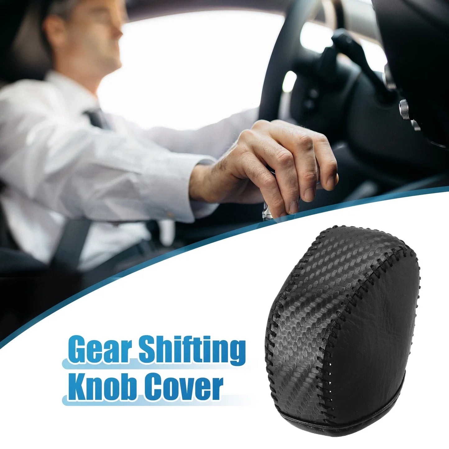 Gear Shift Lever Cover for Lexus NX 250 2022-2023 Carbon Fiber Black