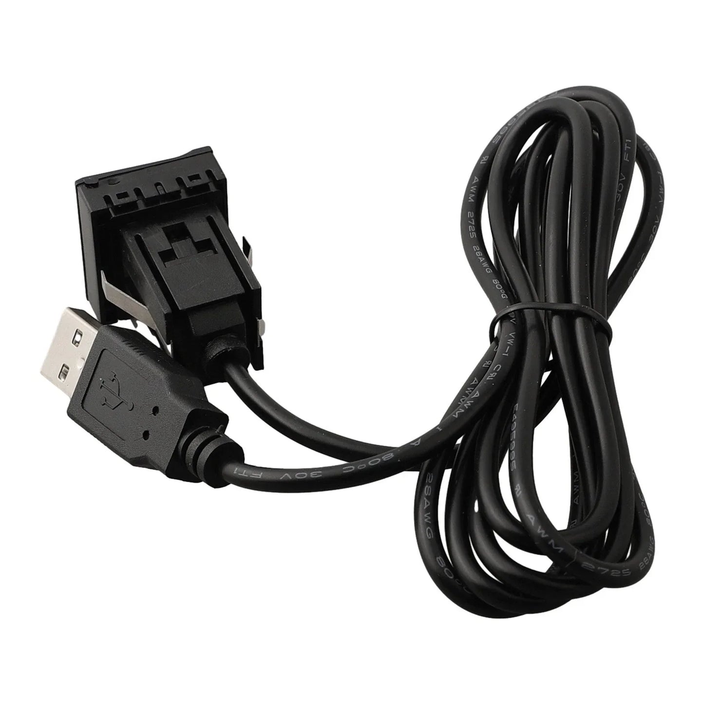 USB Dual USB Extension with Dust Cover