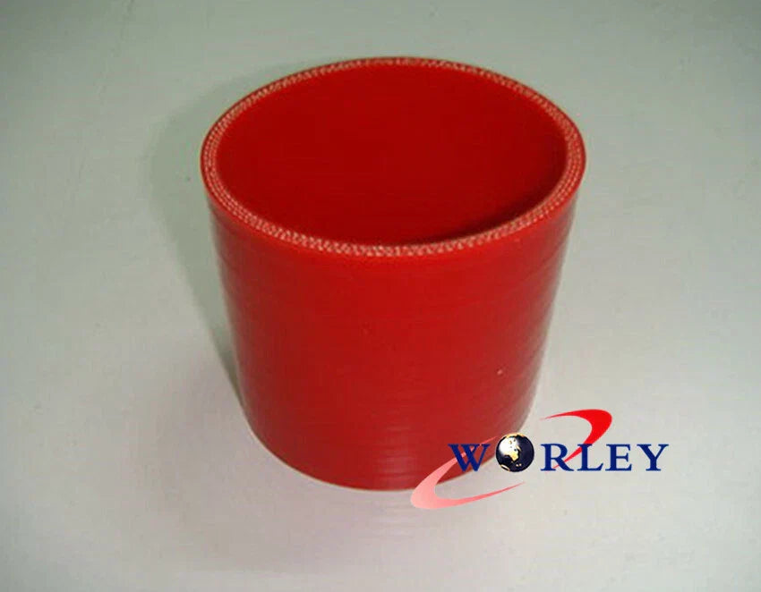 2 Inch Silicone Straight Hose Coupler for Car 51mm Pipe Joiner BLACK