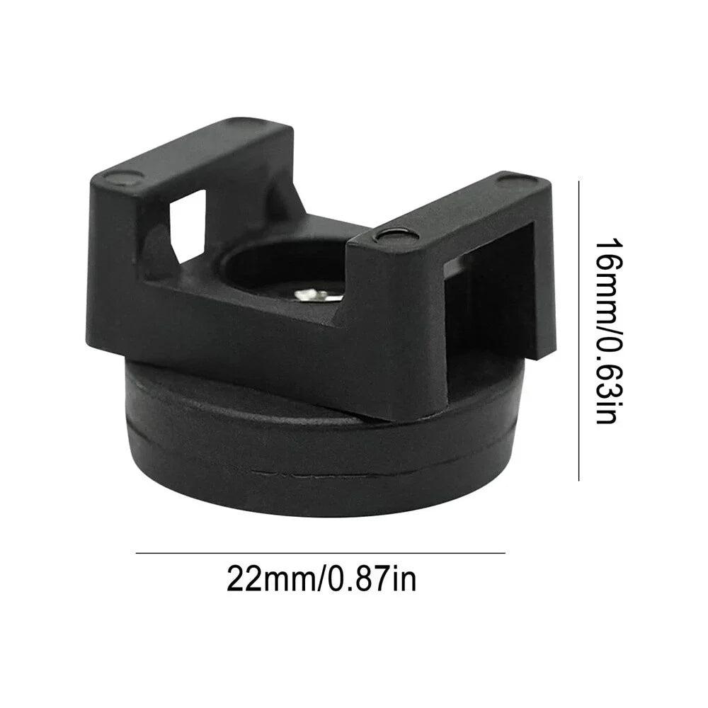20 x Black Magnetic Cable Zip Tie Mounts for Wire Management Clips
