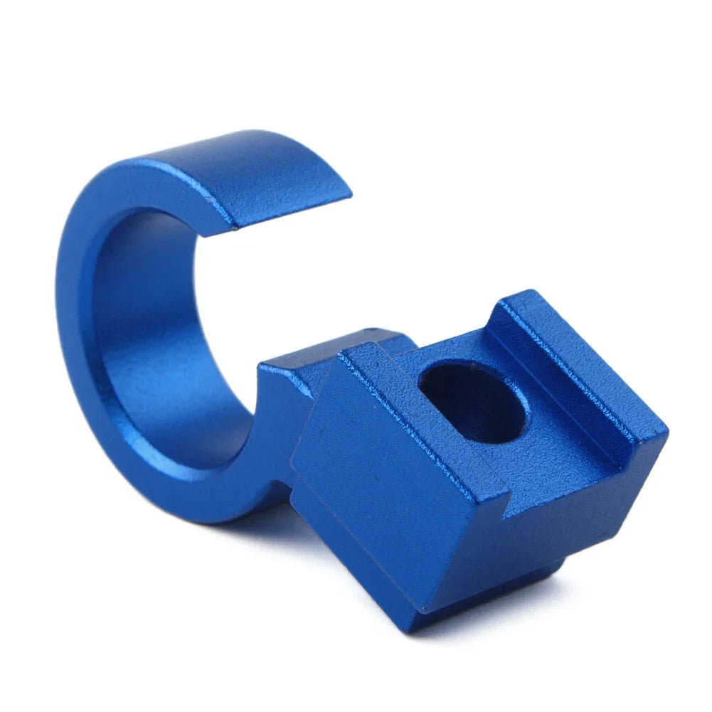 CNC Billet Front Brake Hose Line Clamp for Suzuki DRZ400SM (2005-2022) Blue