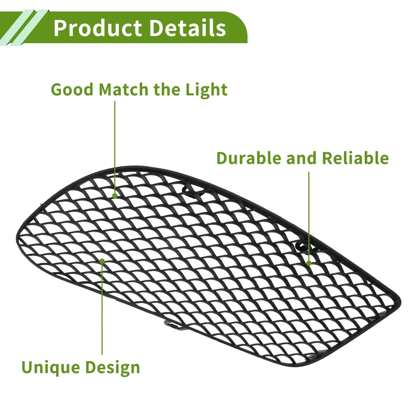 Front Right Fog Light Grill for Mercedes Benz E350 (2014-2017)