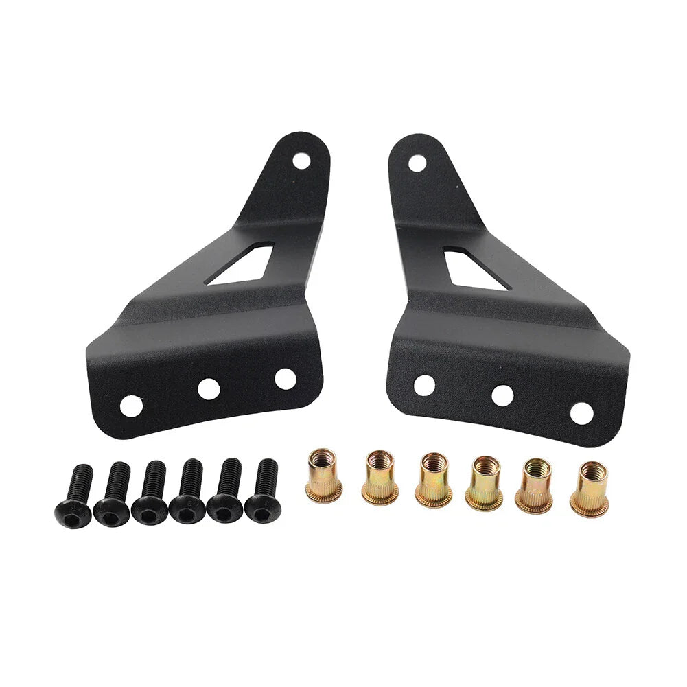 Upper Roof A-Pillar Light Bar Mounts for Off-Road Vehicles