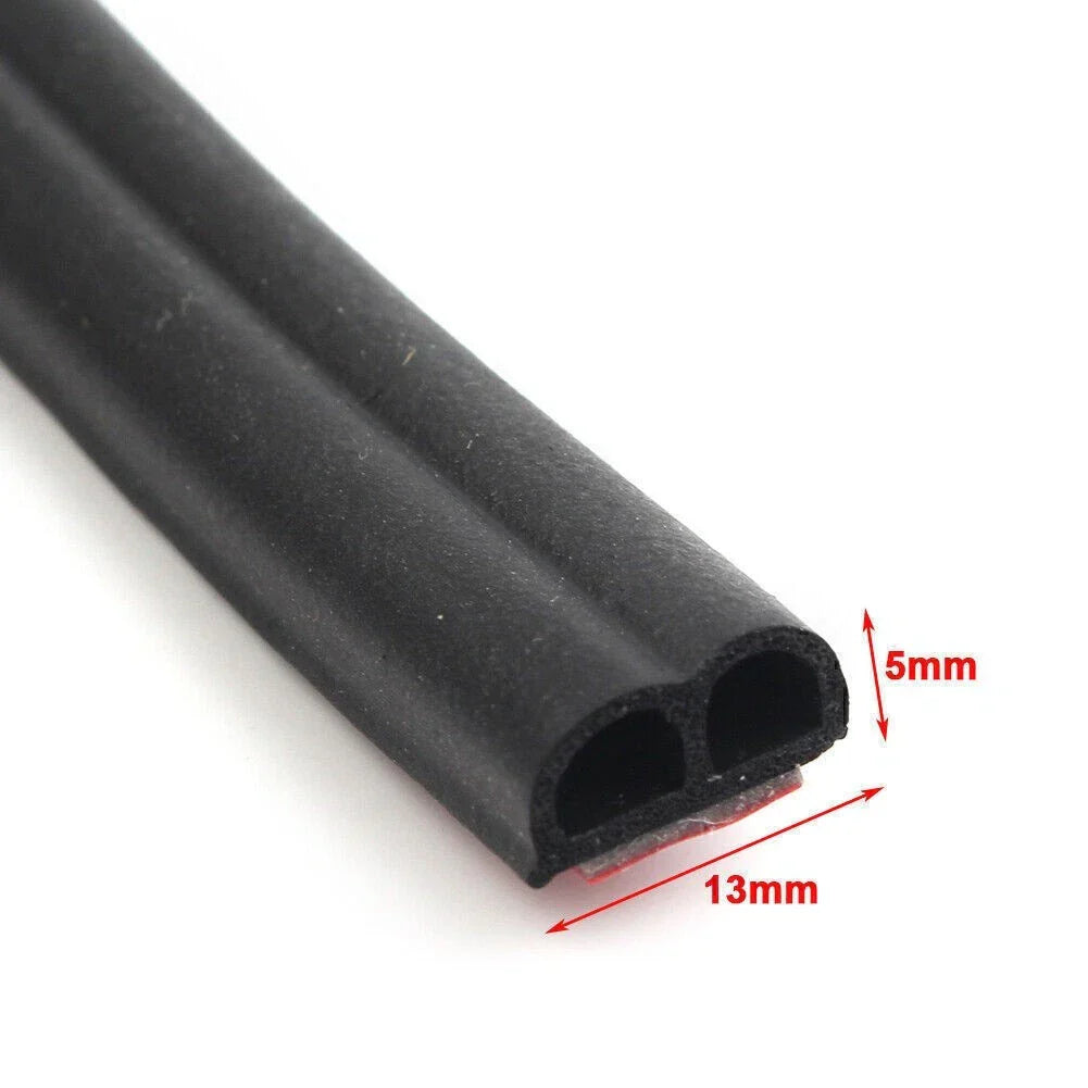 26FT B-Shape Trim Rubber Strip Door Edge Seal for Universal Cars