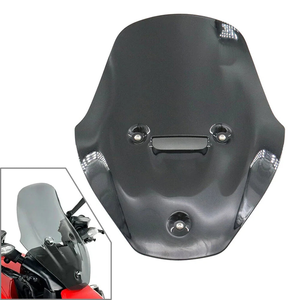 Black Front Fairing Windshield Screen for Ducati Diavel (2023-2025)