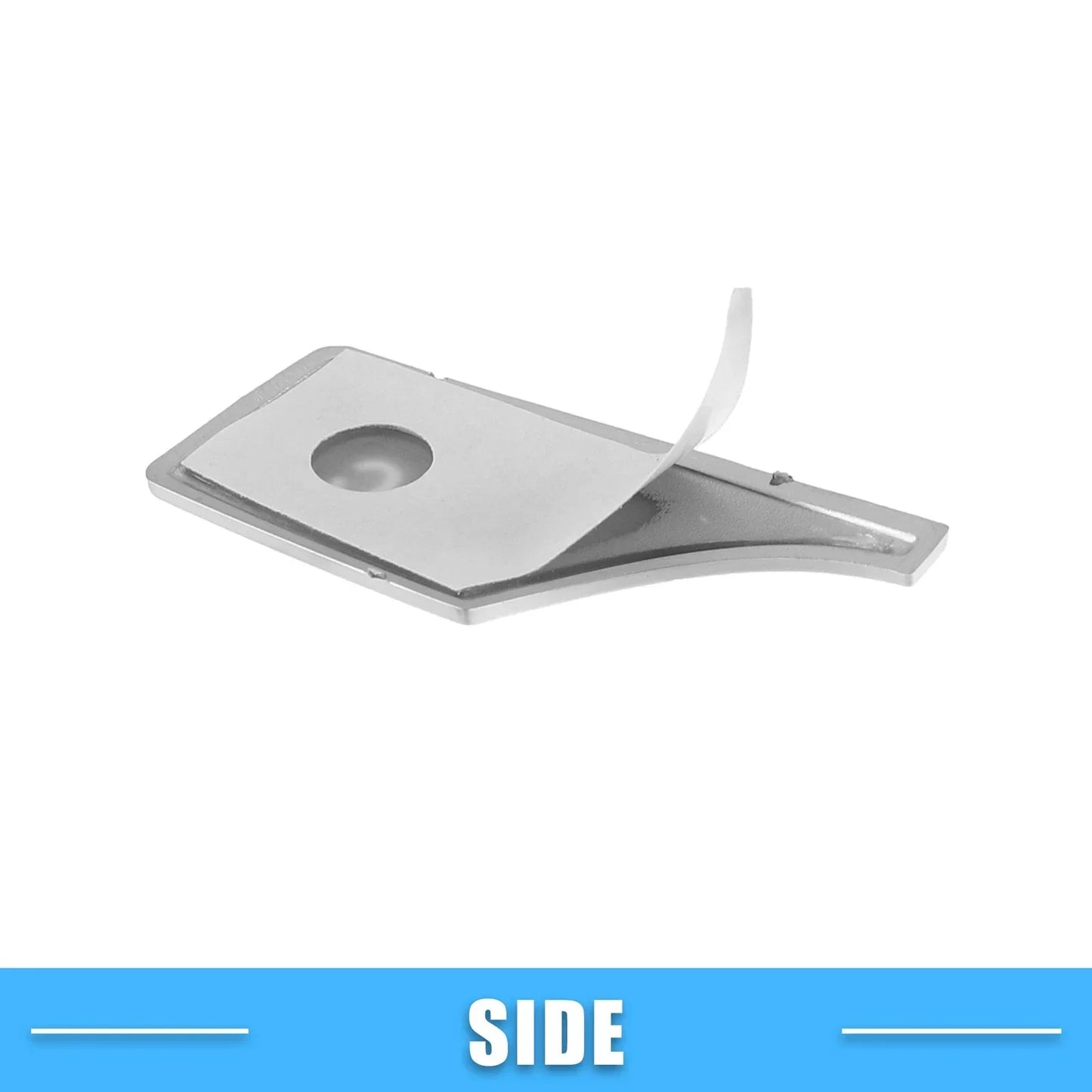 Multimedia Radio Button Cover for Mercedes-Benz GLK X204 (2010-2015) 2 x ABS Silver Tone