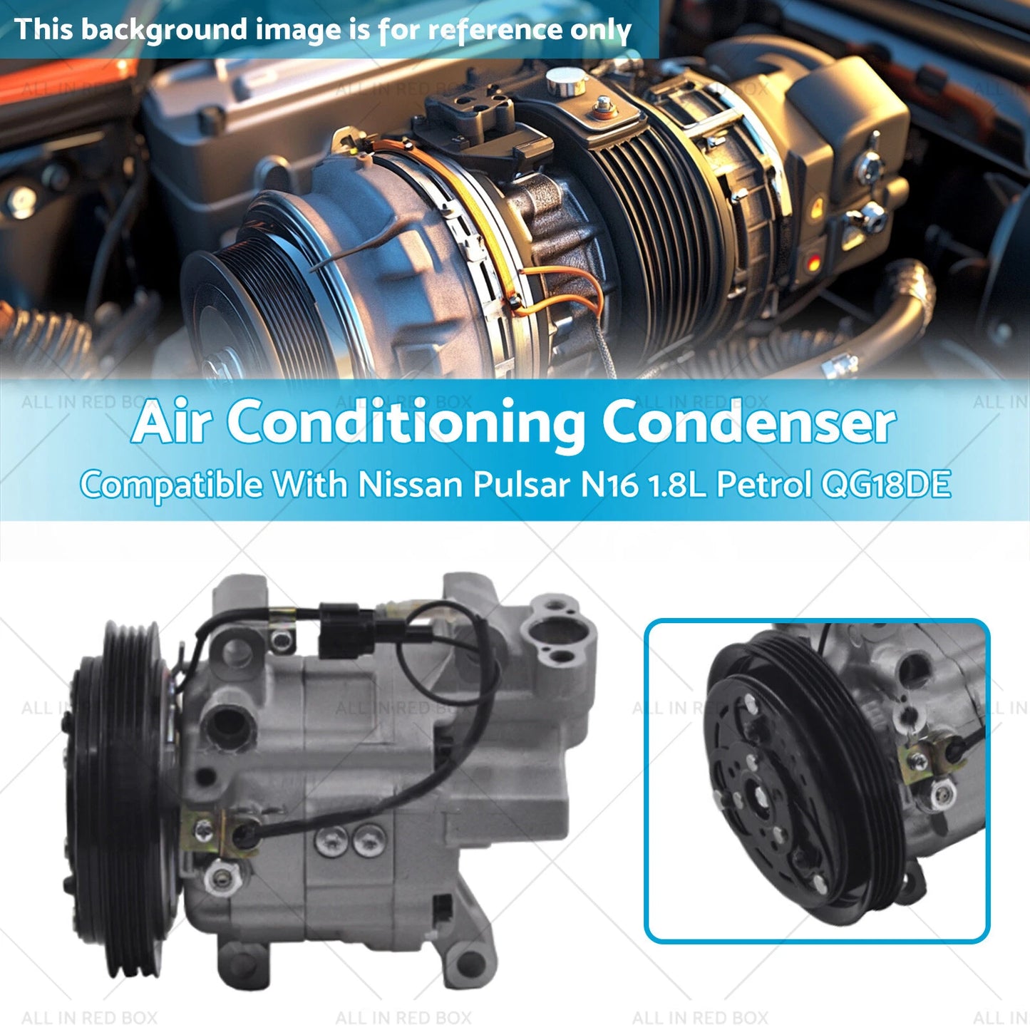 AC Compressor for Nissan Pulsar N16 1.8L Petrol (2000-2006)
