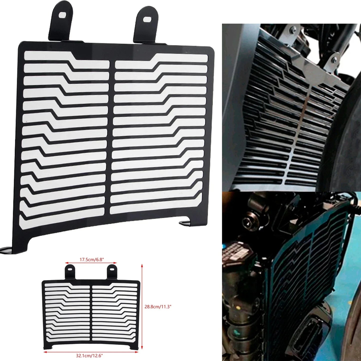 Durable Engine Cooler Radiator Grille Guard for Harley Sportster S (21-22)