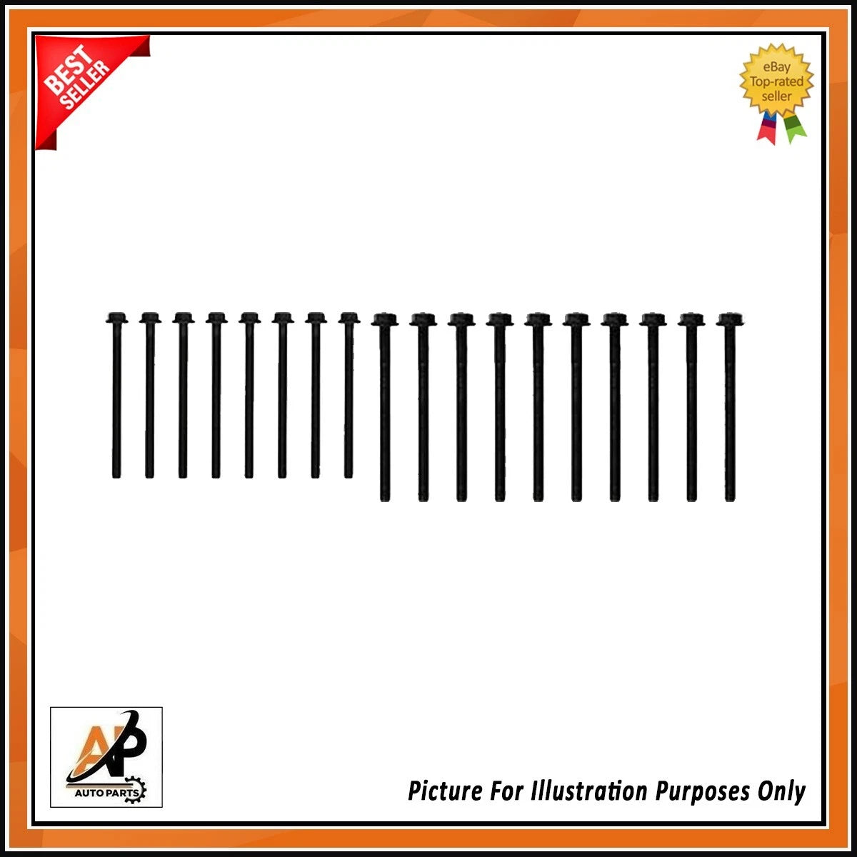 Head Bolts Set Replacement for FIAT Ducato 250 2.2D 4HV (2002–2018)