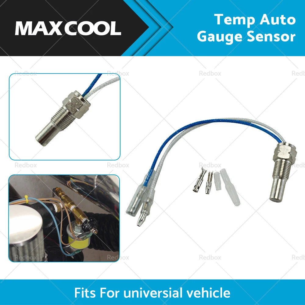 Electric Oil Water Temp Sensor Gauge 1/8 NPT
