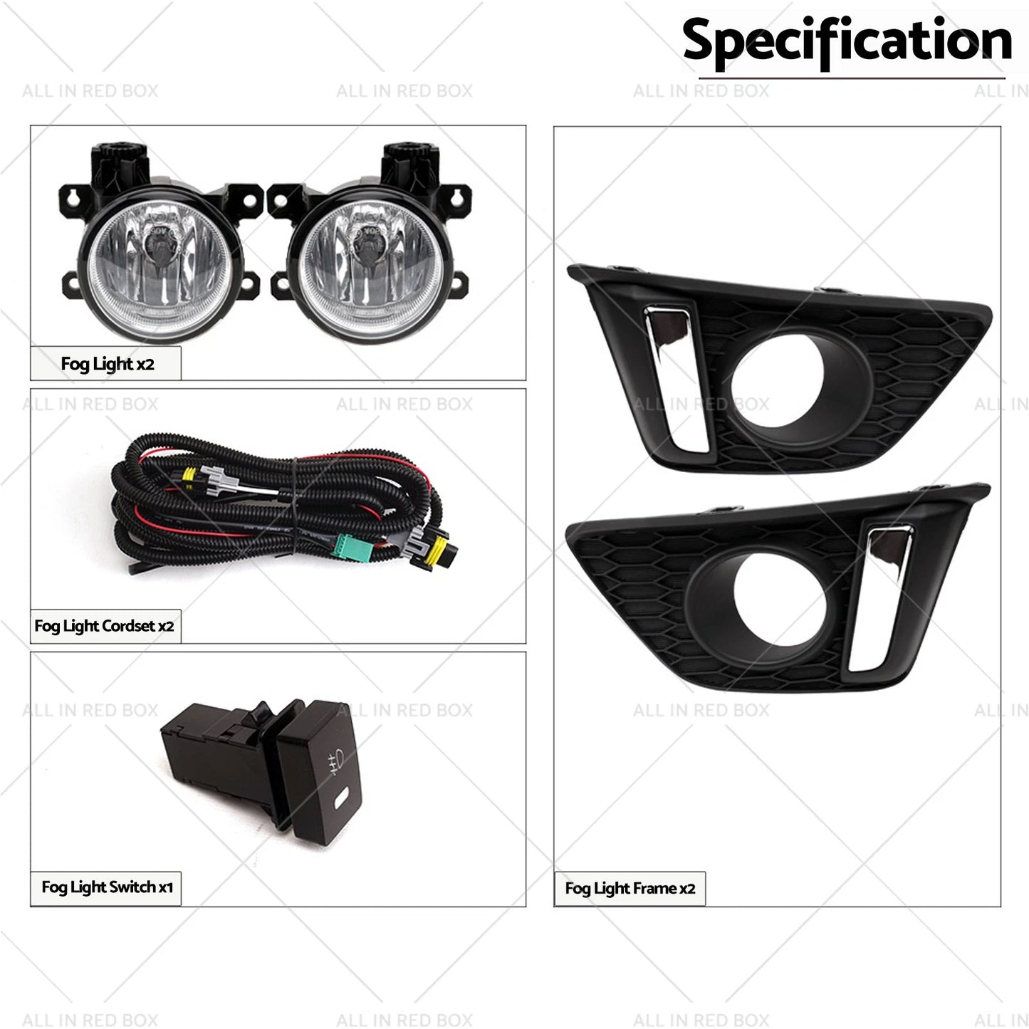 Fog Light Driving Lamps for Honda Jazz GF Hatchback 1.5L (2014-2017)